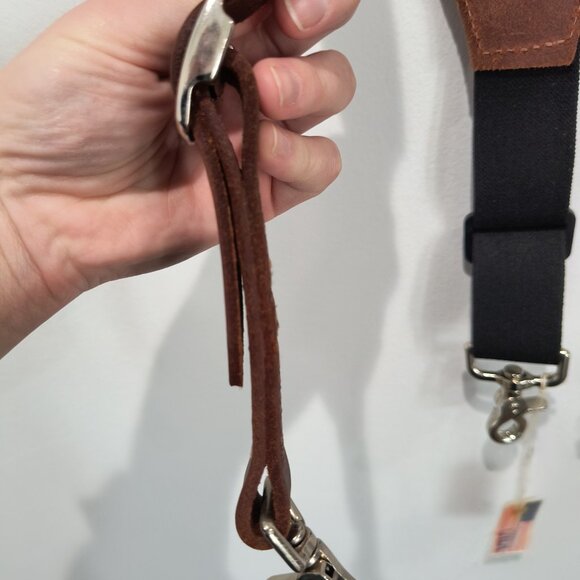 Leather Western Suspenders made in USA - NWT - Picture 4 of 8